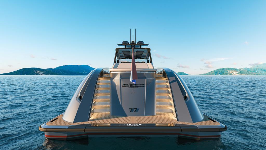 Exterior view of the Wajer 77 yacht. (Wajer Yachts)