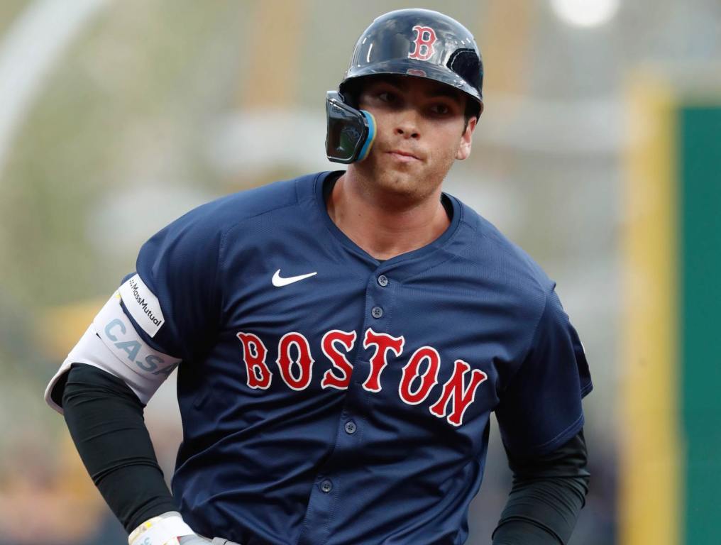 Apr 19, 2024; Pittsburgh, Pennsylvania, USA; Boston Red Sox first baseman Triston Casas (36) circles the bases on a solo home run against the Pittsburgh Pirates during the first inning at PNC Park. Credit: Charles LeClaire-USA TODAY Sports