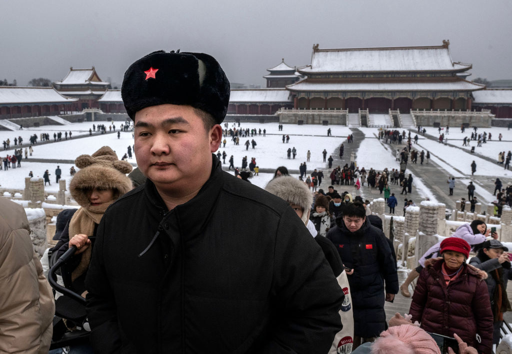 First Snowfall Of The Winter In Beijing