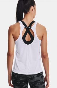 white women's under armour shirt