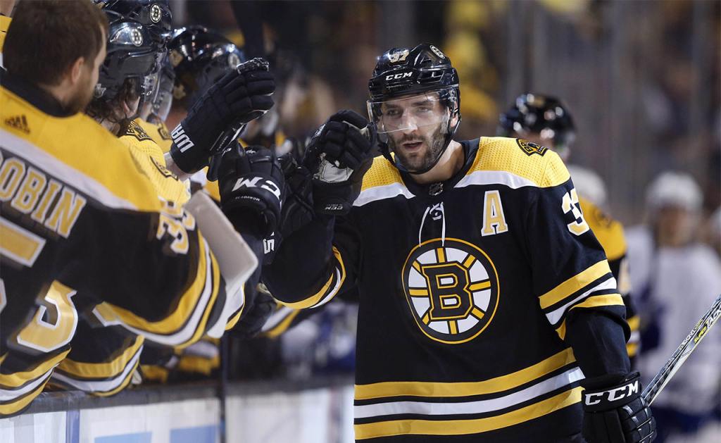 Will Patrice Bergeron break the record? Bruins center is Selke finalist ...