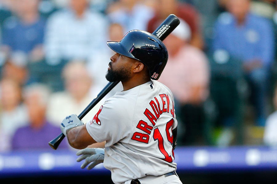 Watch: Jackie Bradley Jr. hits longest Red Sox homer in Statcast era 