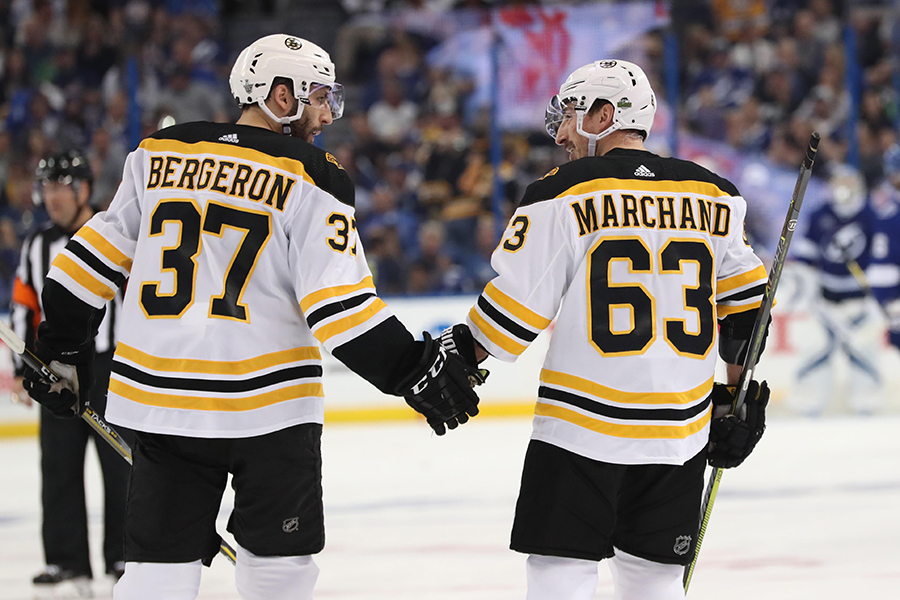 patrice bergeron and brad marchand