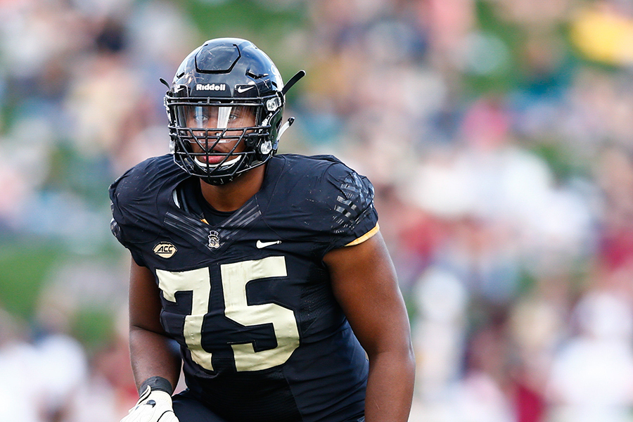 Patriots draft Wake Forest offensive lineman Justin Herron at No. 195  overall