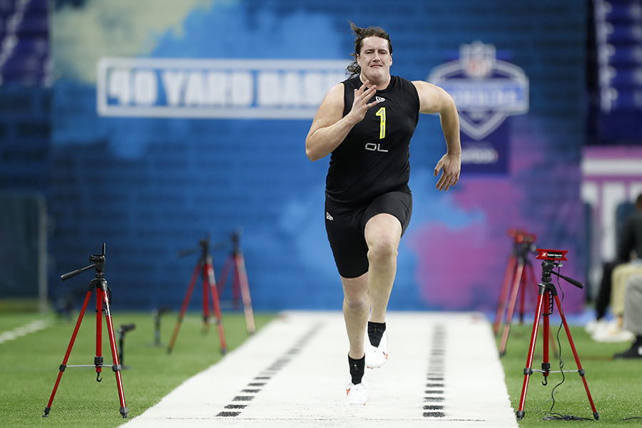 NFL Draft: Washington tackle Trey Adams is a selection on the Felger & Mazz Big Board. (Brian Spurlock-USA TODAY Sports)