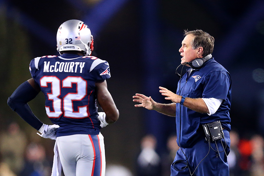 Bill Belichick credited Devin McCourty with inspiring him to take a more active role in effecting social change. (Photo by Jim Rogash/Getty Images)
