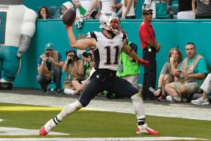 This play was the highlight from Edelman's then-career-high 151 receiving yards. However, what people probably remember more in the block from Michael Floyd that sprung him loose. Watch
