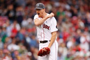 BOSTON, MASSACHUSETTS - JUNE 19: Nick Pivetta #37 of the Boston Red Sox reacts after pitching during the seventh inning against the St. Louis Cardinals at Fenway Park on June 19, 2022 in Boston, Massachusetts. (Photo by Sarah Stier/Getty Images)