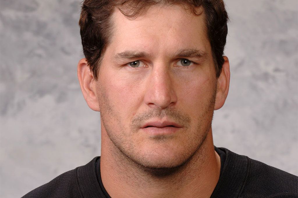 PITTSBURGH - SEPTEMBER: Dennis Bonvie of the Pittsburgh Penguins poses for a portrait at the Mellon Arena on September, 2006 in Pittsburgh, Pennsylvania. (Photo by Getty Images)