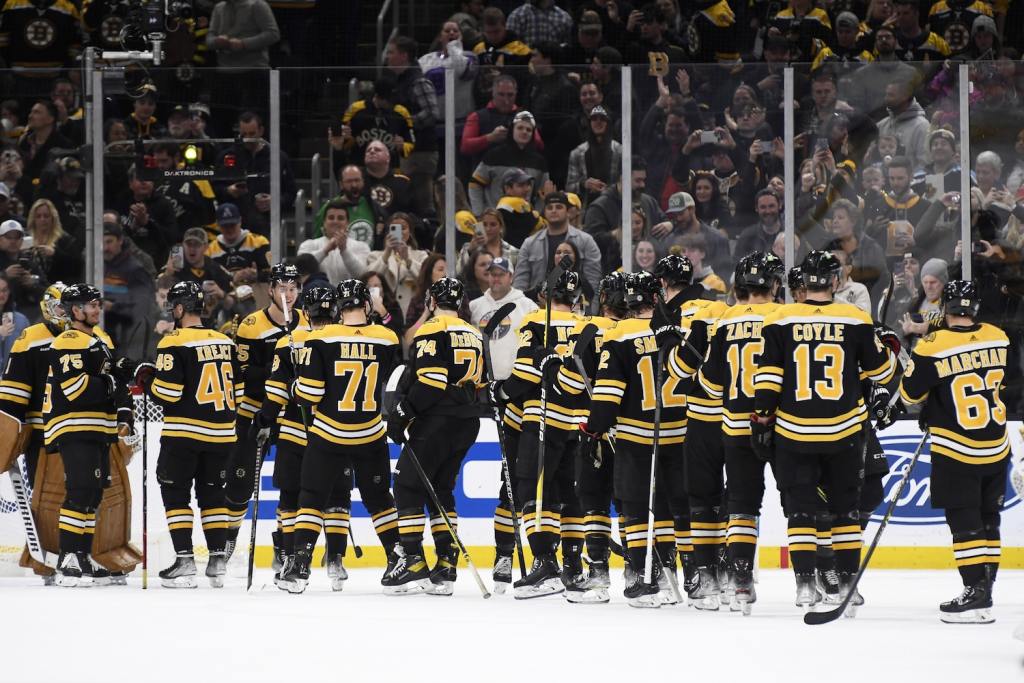 Bruins hit 50point mark with win over Blue Jackets