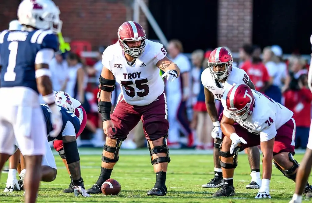 Patriots select Troy C Jake Andrews 107th overall in 2023 NFL Draft