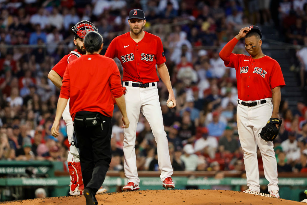 Red Sox lefty Sale dealing with setback after rib fracture