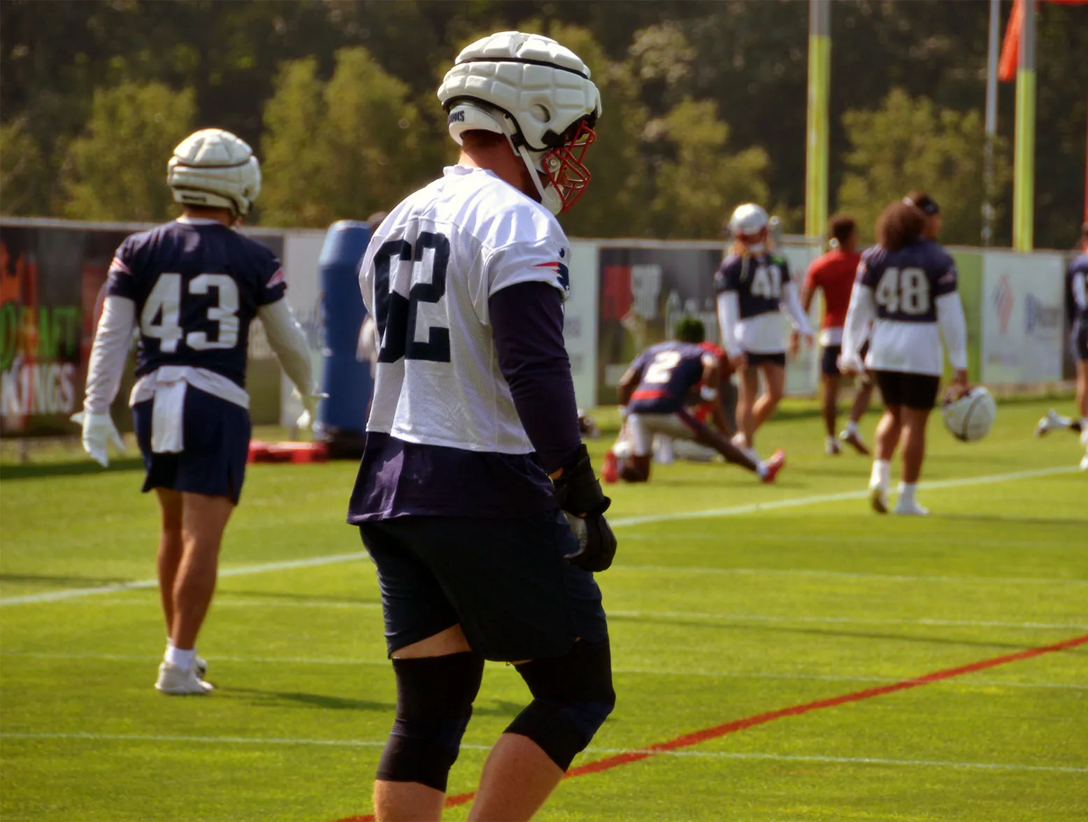 Bill Murray on the first day of 2023 New England Patriots training camp in Foxboro, Mass. (Jim Louth/98.5 The Sports Hub)