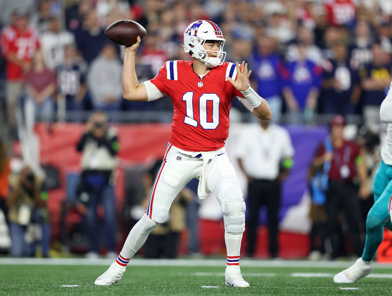 Press Conference  New England Patriots Quarterback Mac Jones Speaks to  media After Loss to Miami 