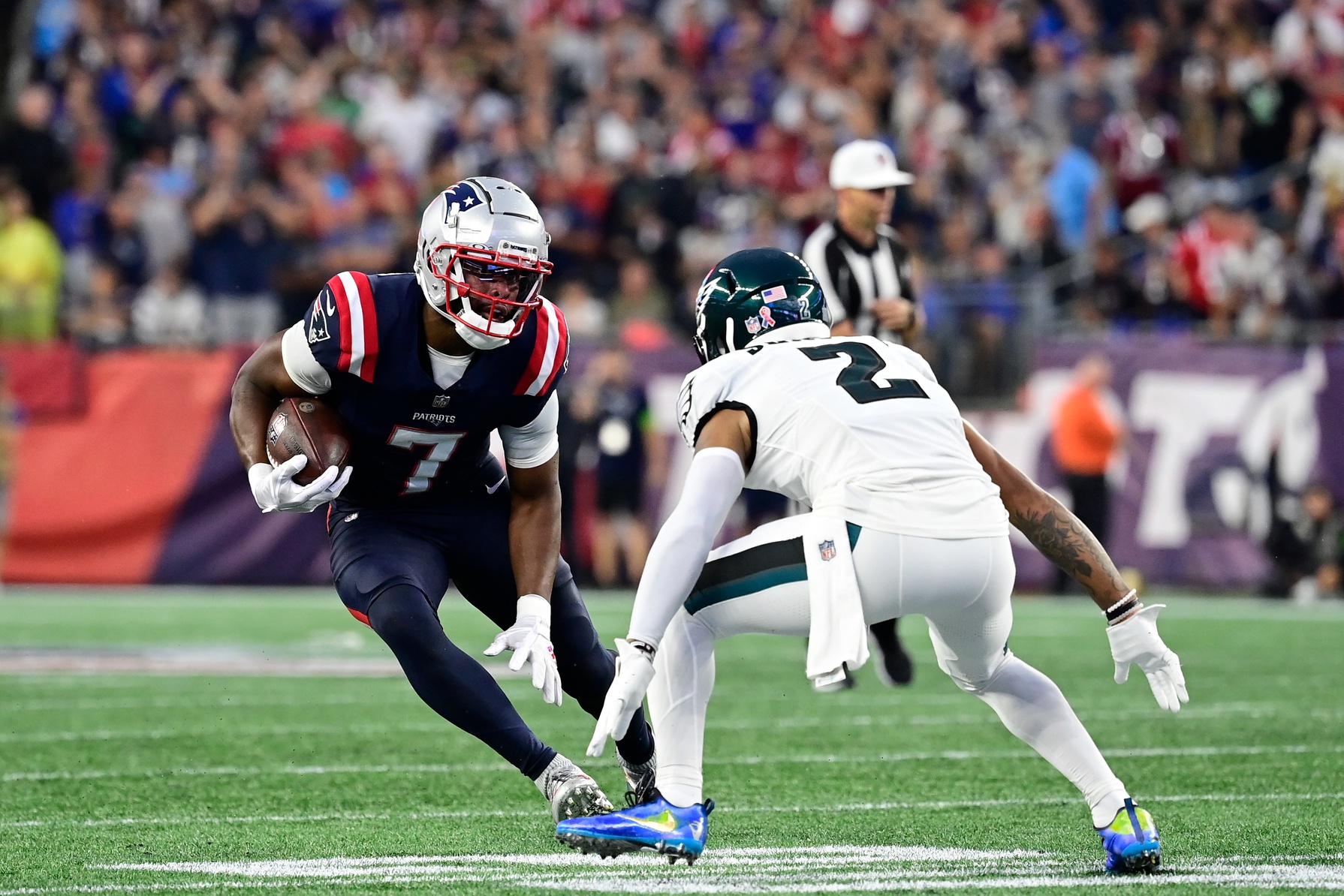 Over/Under for Patriots vs. Eagles  Mac Jones completions, Patriots  points, JuJu Receptions & more 