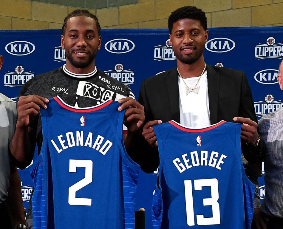 Los Angeles Clippers Introduce Kawhi Leonard & Paul George