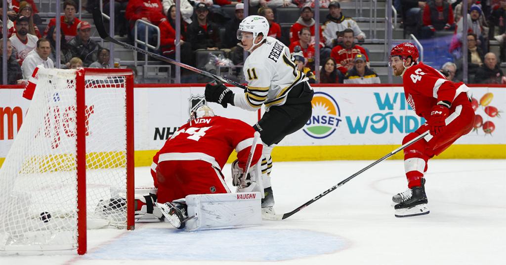 Bruins Hold Off Red Wings For New Year's Eve Road Win