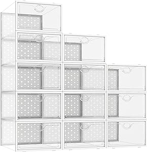 plastic shoe storage containers