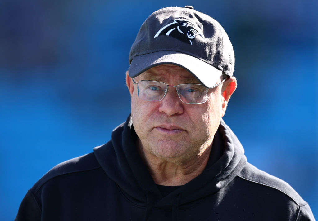 CHARLOTTE, NORTH CAROLINA - DECEMBER 24: Carolina Panthers owner David Tepper looks on prior to the game against the Green Bay Packers at Bank of America Stadium on December 24, 2023 in Charlotte, North Carolina. (Photo by Jared C. Tilton/Getty Images)