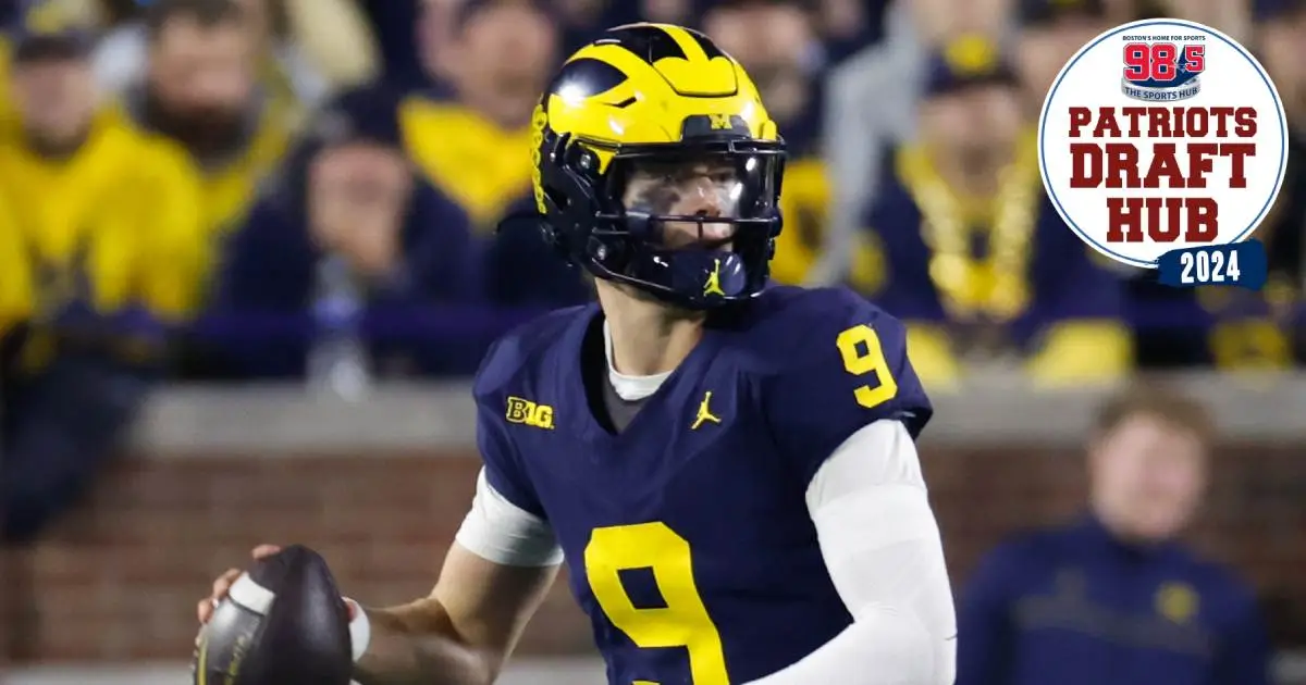 Nov 4, 2023; Ann Arbor, Michigan, USA; Michigan Wolverines quarterback J.J. McCarthy (9) in the second half against the Purdue Boilermakers at Michigan Stadium. Credit: Rick Osentoski-USA TODAY Sports