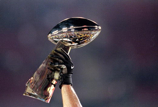 View of Lombardi Trophy