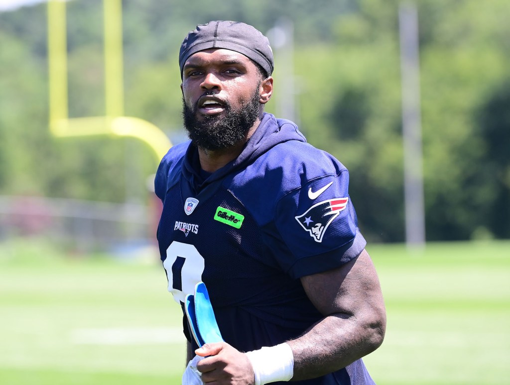 Ja'Whaun Bentley at Patriots training camp