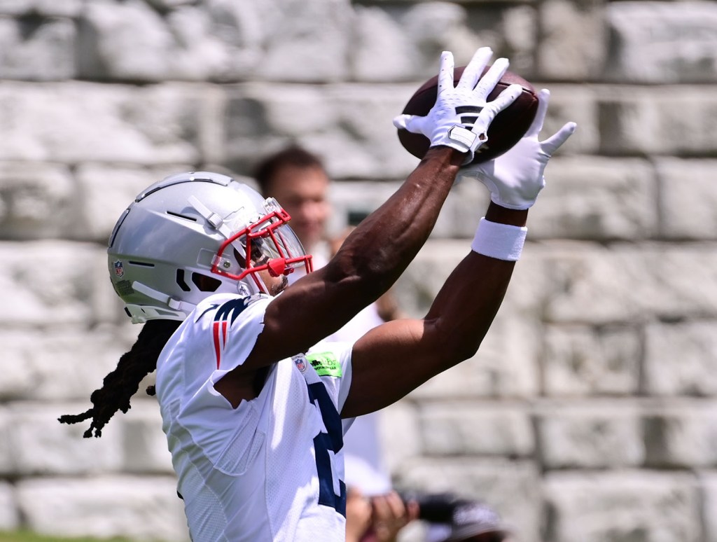 K.J. Osborn at Patriots training camp