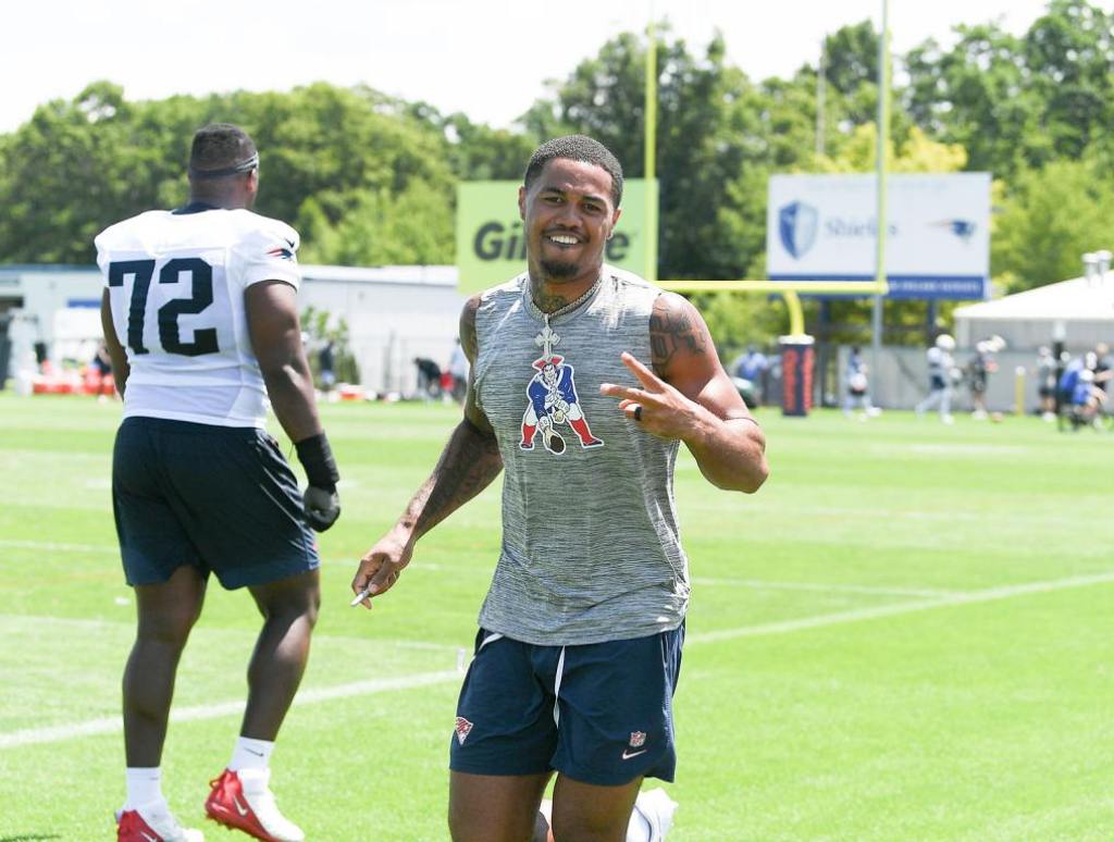 Kendrick Bourne at Patriots training camp