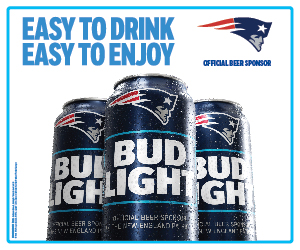 Bud Light New England Patriots image